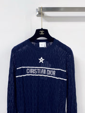 DIOR 26S OPENWORK KNIT SWEATER 1461