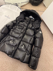 MONCLER 25S LONG-SLEEVE HOODED DOWN JACKET 323