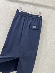 CHANEL DARK BLUE SKIRT 269203
