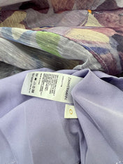 ZIMMERMANN LONG HERRINGBONE DRESS IN PLUM PURPLE 269379