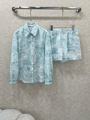 DIOR SET LONG-SLEEVE SHIRT AND SHORTS 269954