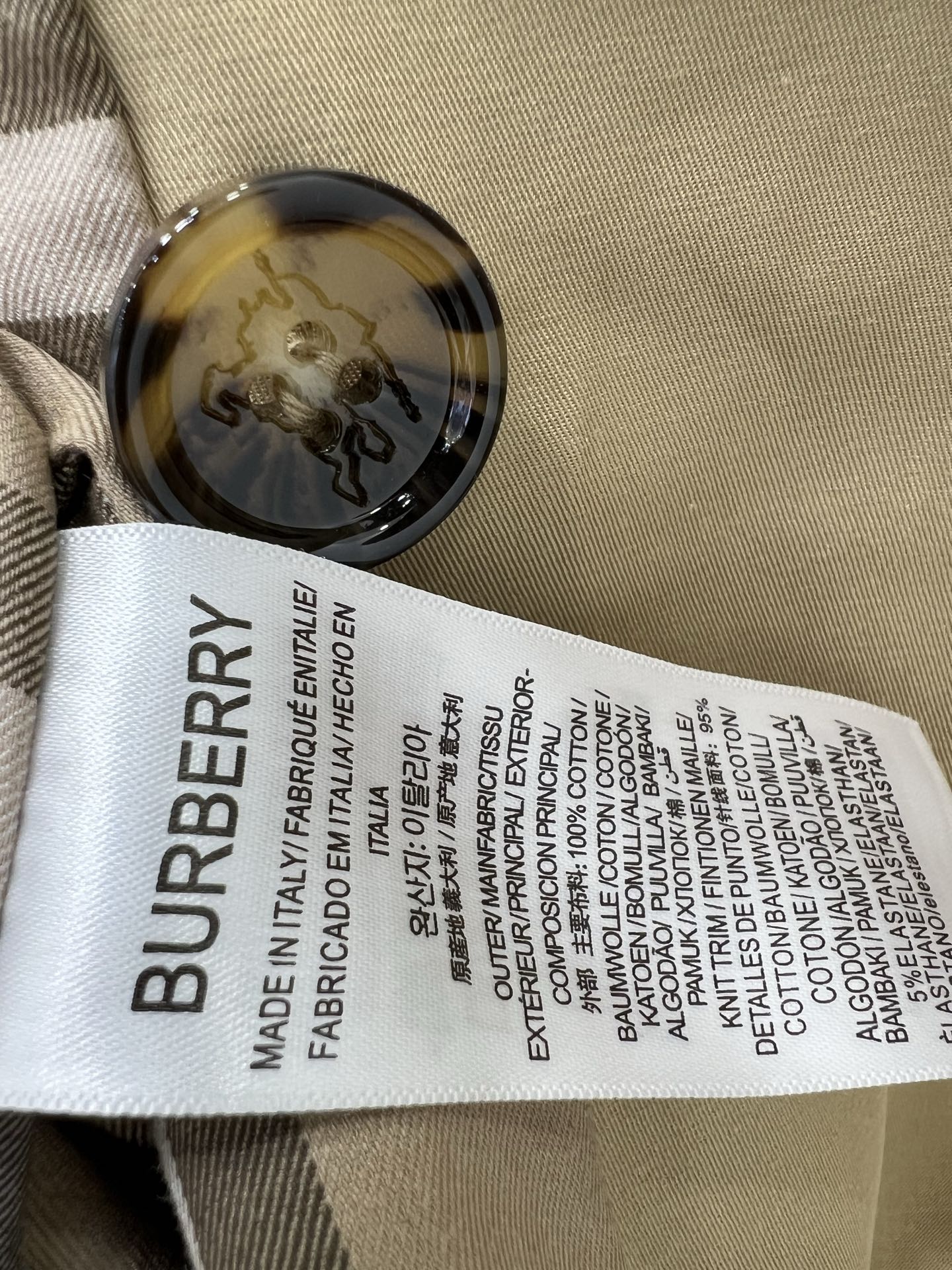 BURBERRY SELFORD-STYLE TRENCH COAT 275094