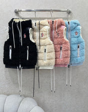 MONCLER 25S DOWN VEST IN WHITE 104