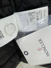 MONCLER 25S DOWN VEST IN BLACK 100
