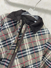 BURBERRY 25S COTTON PLAID JACKET 129