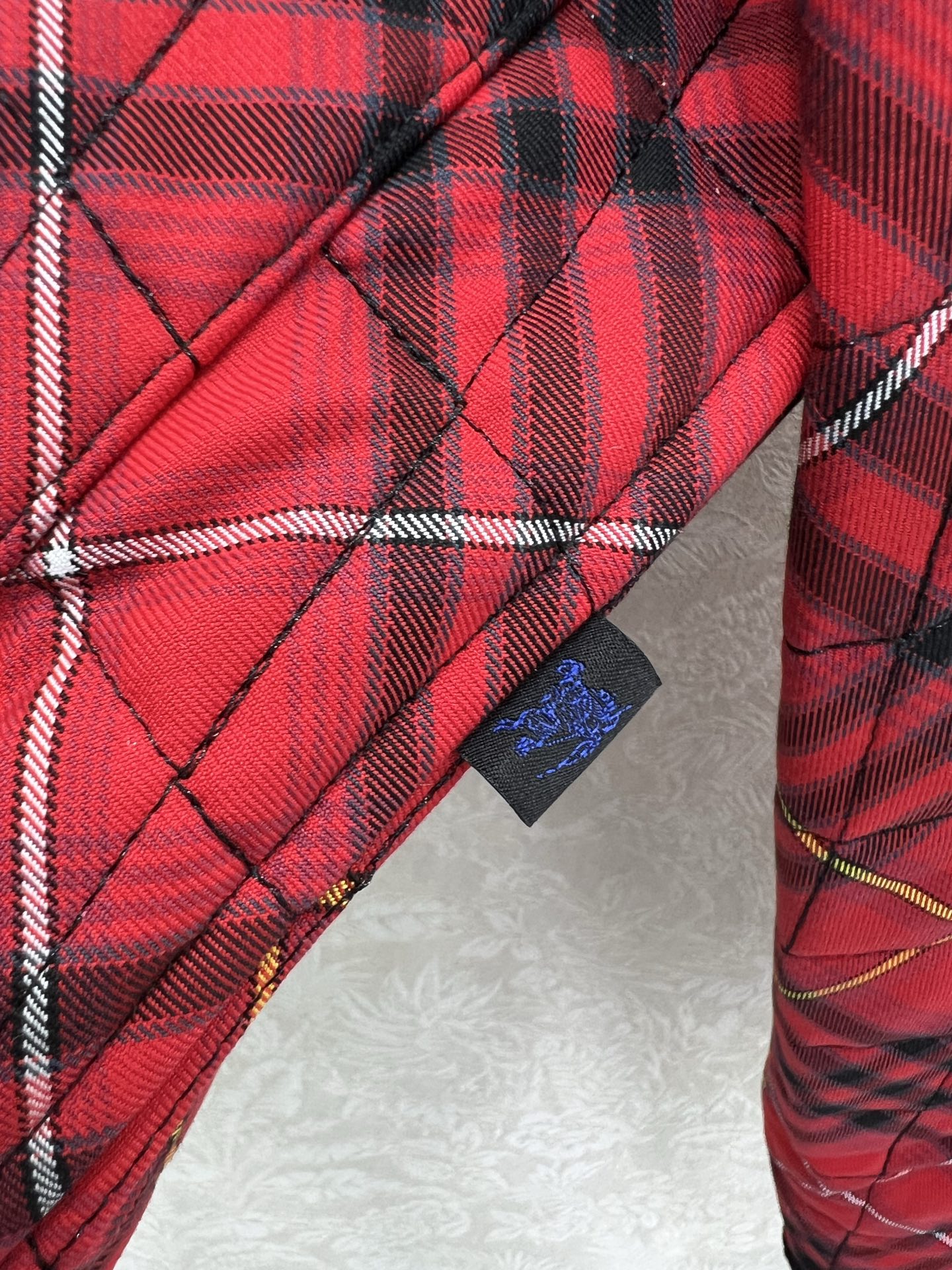 BURBERRY 25S COTTON PLAID JACKET 130