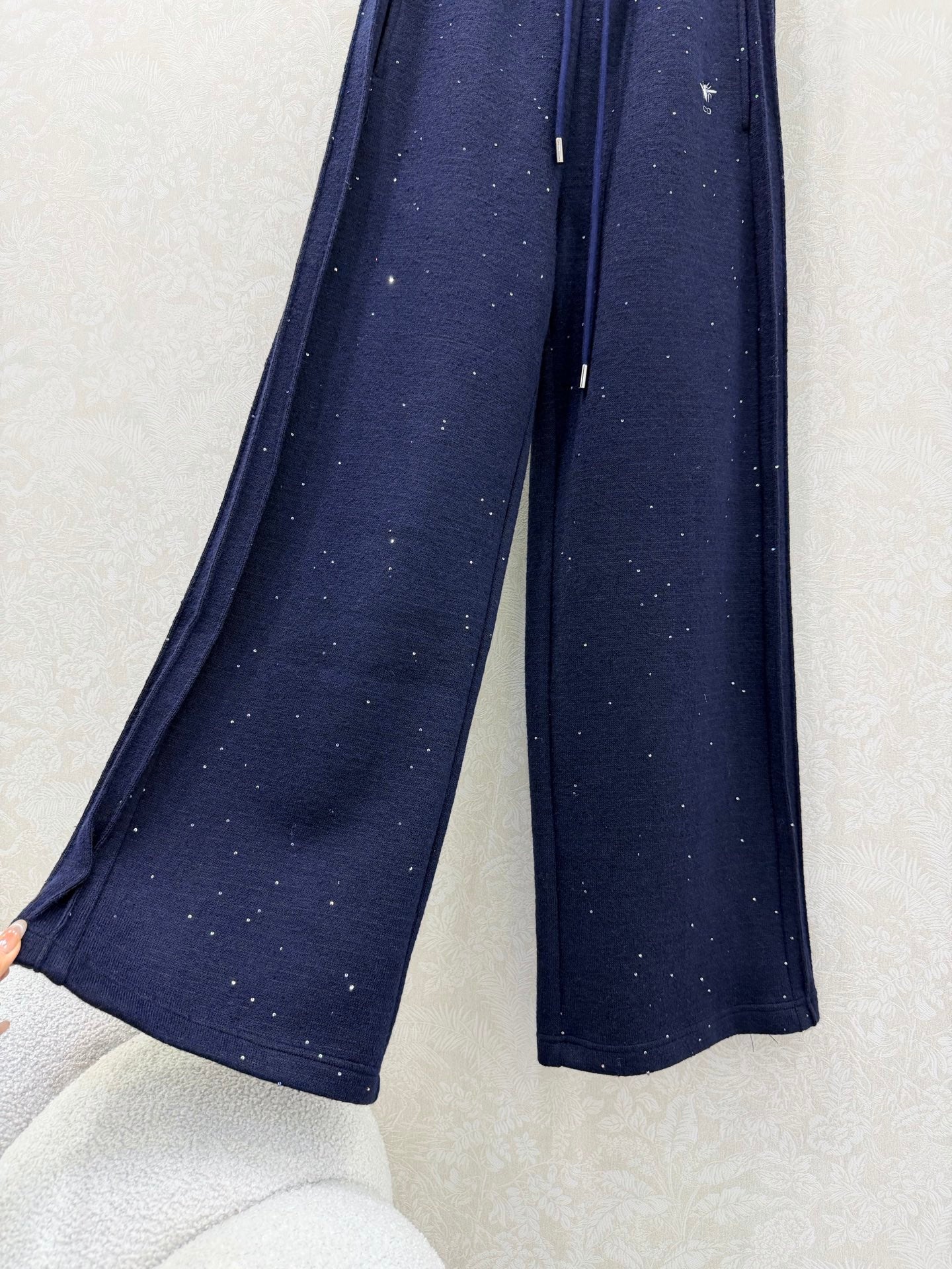 DIOR 25S SEQUIN WIDE-LEG PANTS 643