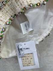 CHANEL 26S BEADED HALTER NECK VEST 821