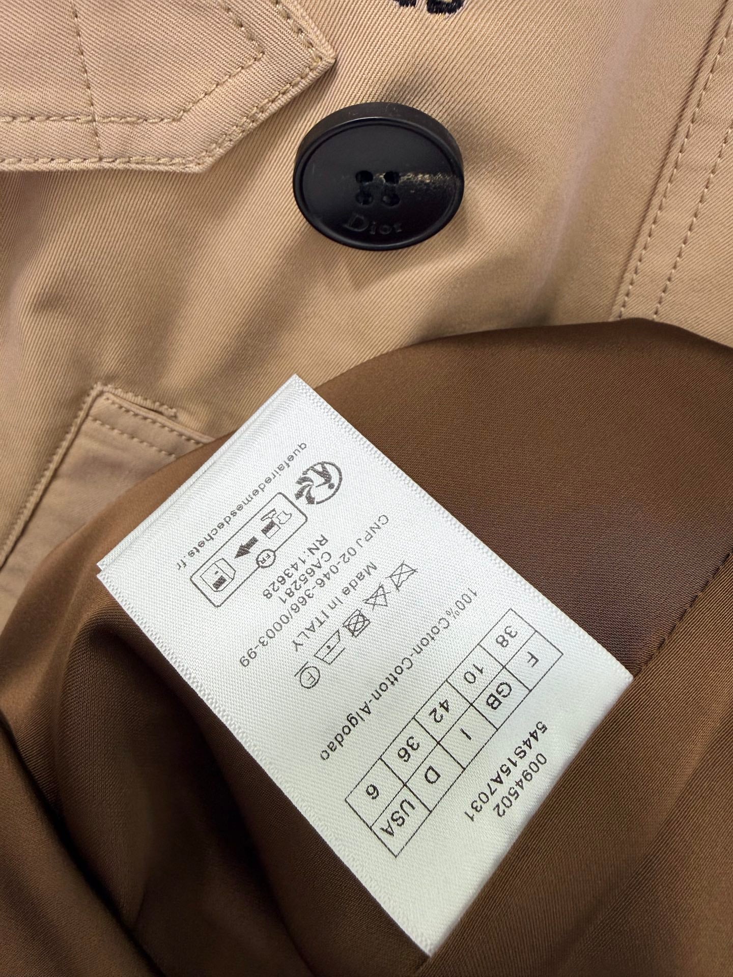 DIOR 26S LONG COAT 893