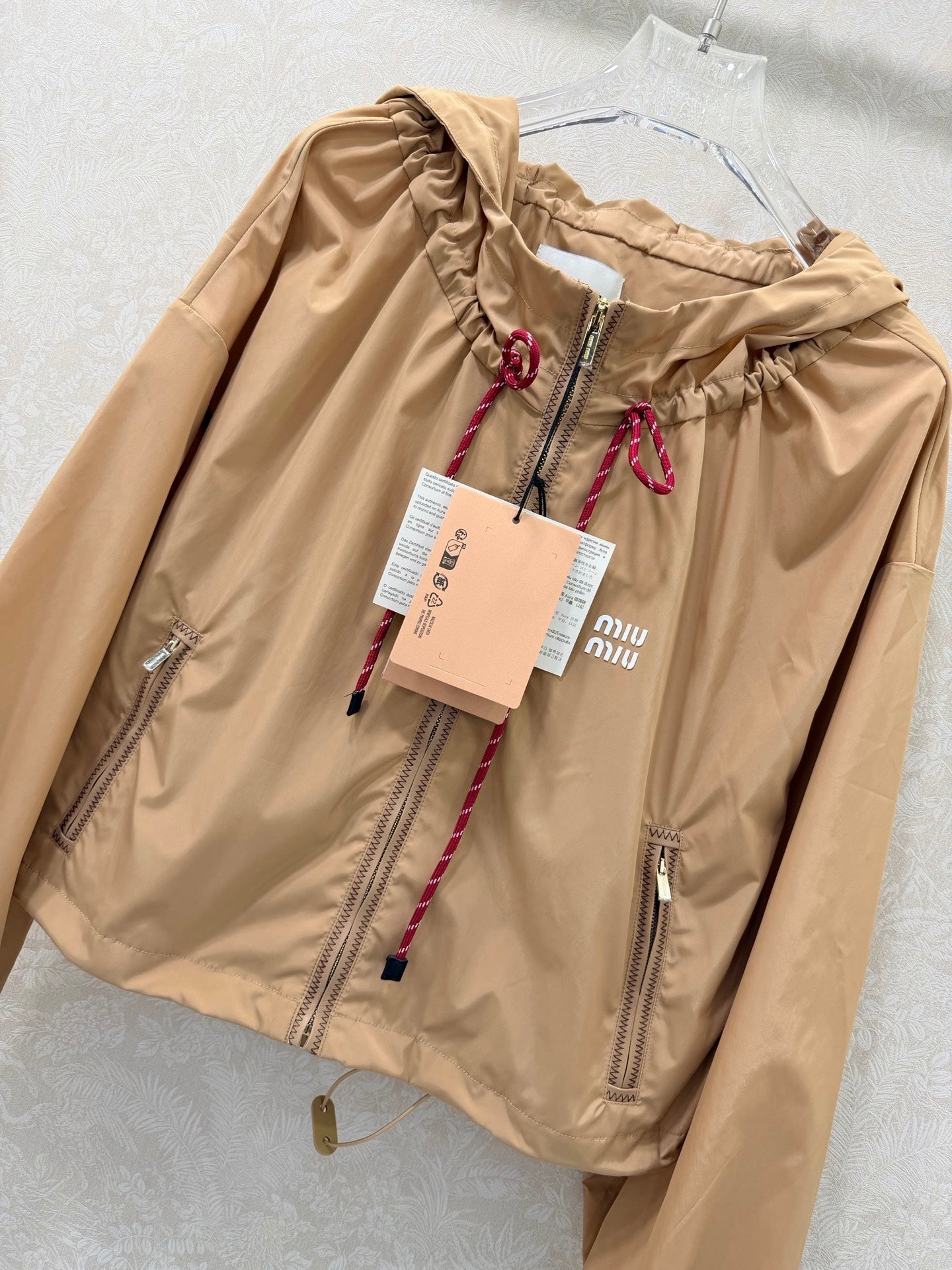 MIUMIU 26S HOODED JACKET 989
