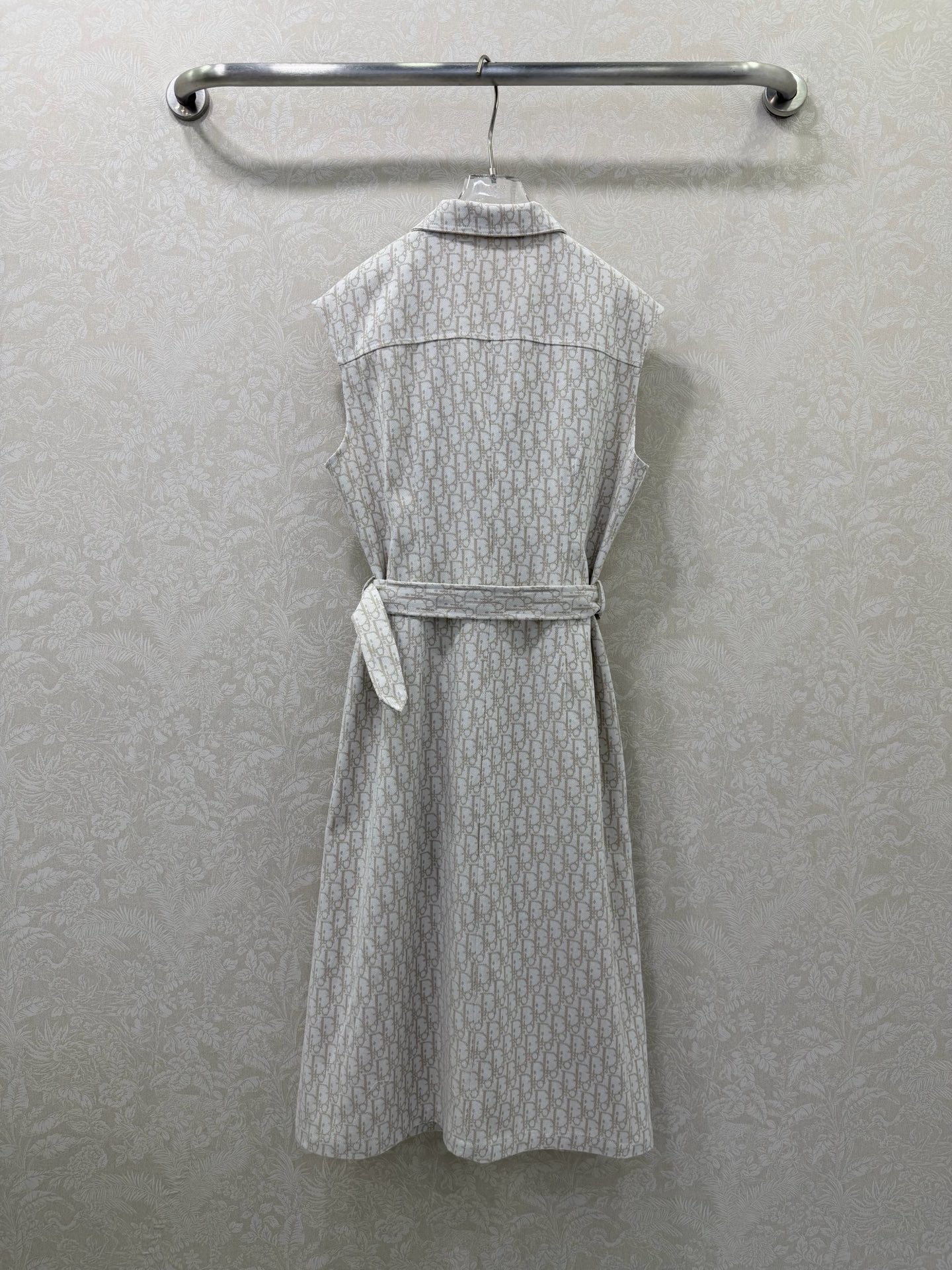 DIOR 26S SLEEVELESS MONOGRAM PRINT DRESS 1219