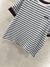 MIUMIU REVERSIBLE OVERSIZED CREW NECK TEE 276642