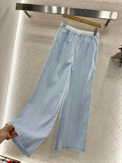 GUCCI STRIPED WIDE-LEG PANTS 276516