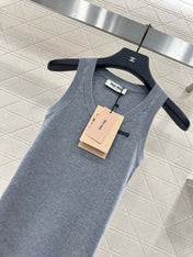 MIUMIU SLEEVELESS KNITTED SWEATER STYLE 114