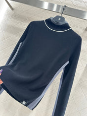 CHANEL 25S HIGH-NECK PULLOVER SWEATER 350