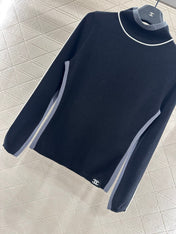 CHANEL 25S HIGH-NECK PULLOVER SWEATER 350