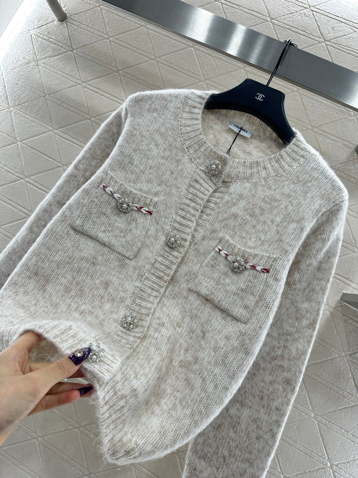 CHANEL 25S KNIT CARDIGAN 400