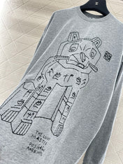 LOEWE LONG-SLEEVE CREW NECK T-SHIRT STYLE 237