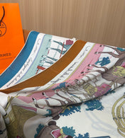 HERMES 26S SCARF 140 IN CASHMERE AND SILK 305963