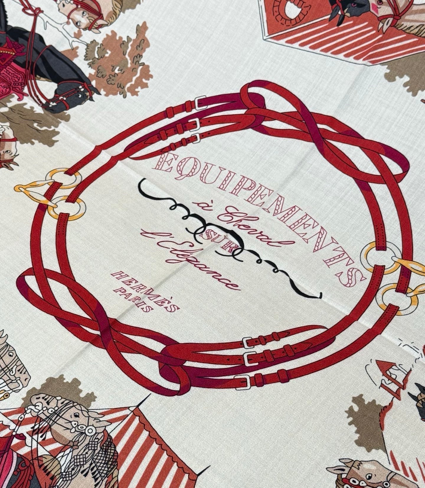 HERMES 26S SCARF 140 IN CASHMERE AND SILK 305966