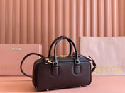 ARCADIE BAG 27 IN COPPER BROWN SHINY CALFSKIN