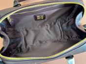 ARCADIE MATELASSÉ BAG 27 IN CONGO BROWN CALFSKIN GOLD HARDWARE