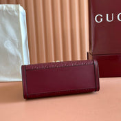 GUCCI 26S PADLOCK BAG 26 IN DARK RED EMBOSSED CALFSKIN