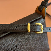 MIUMIU 26S POUCH BAG 18 IN BLACK CALFSKIN GOLD HARDWARE