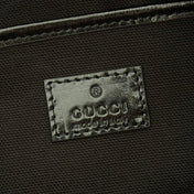 GUCCI 26S SHOULDER BAG 31 IN BLACK SHINY CALFSKIN