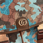 GUCCI 26S BACKPACK 46 IN MULTICOLOR COATED CANVAS STYLE 2