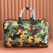 GUCCI 26S DUFFEL BAG 44 IN MULTICOLOR COATED CANVAS STYLE 1
