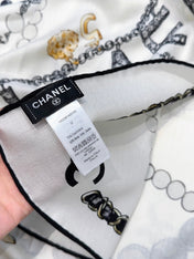 CHANEL 25S SCARF 140 CM IN CASHMERE SILK 943929