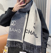 CHANEL 25S SCARF 184 CM IN MERINO WOOL 943170