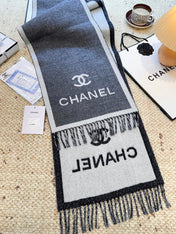 CHANEL 25S SCARF 184 CM IN MERINO WOOL 943170