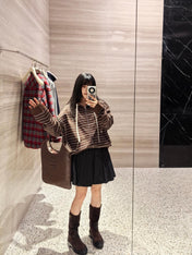 MIUMIU FLEECE HOODED JACKET STYLE 18