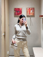 LP 26S CASHMERE POLO SWEATER 570