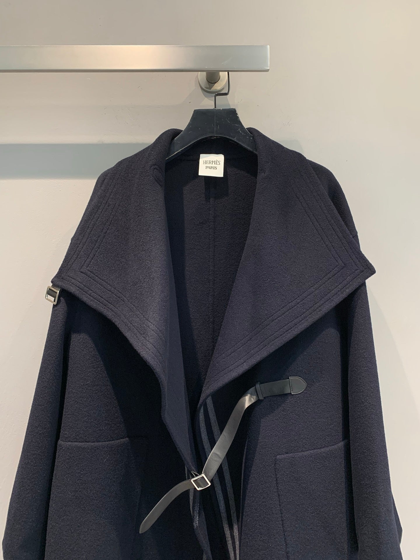 HERMES 25S LONG WOOL COAT 084
