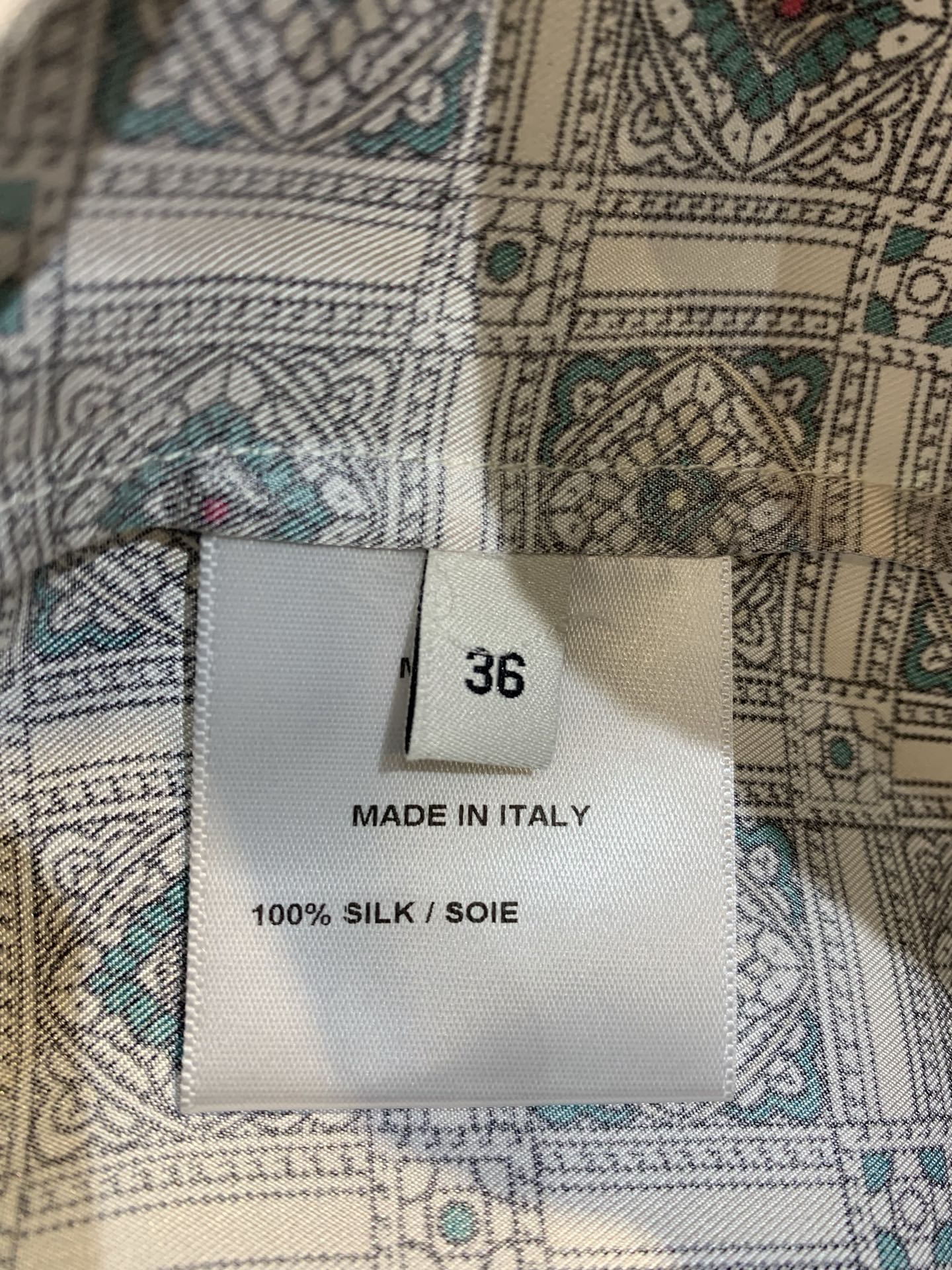 LORO PIANA 26S SILK SHIRT 686