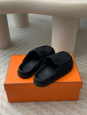 G0 MULE BLACK SUEDE