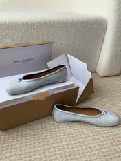 SL TABI BALLERINA FLAT PASTEL LAMBSKIN