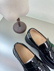 HADDOCK MOCCASIN IN BLACK PATENT CALFSKIN