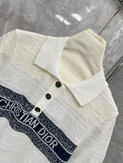 Dior 25 Polo Shirt Tencel with Wool 232755