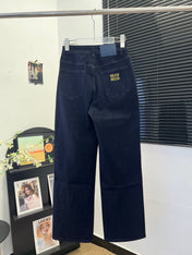 MIUMIU SLIM-STRAIGHT STRETCH PANTS 532