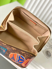 COMPARTMENTS 24 IN BROWN MONOGRAM CANVAS WITH GOLD LOCK