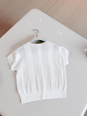 HERMES 26S SHORT-SLEEVE KNIT TOP 783