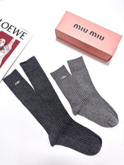 MIUMIU 26S CREW SOCKS 410302 (1 BOX)