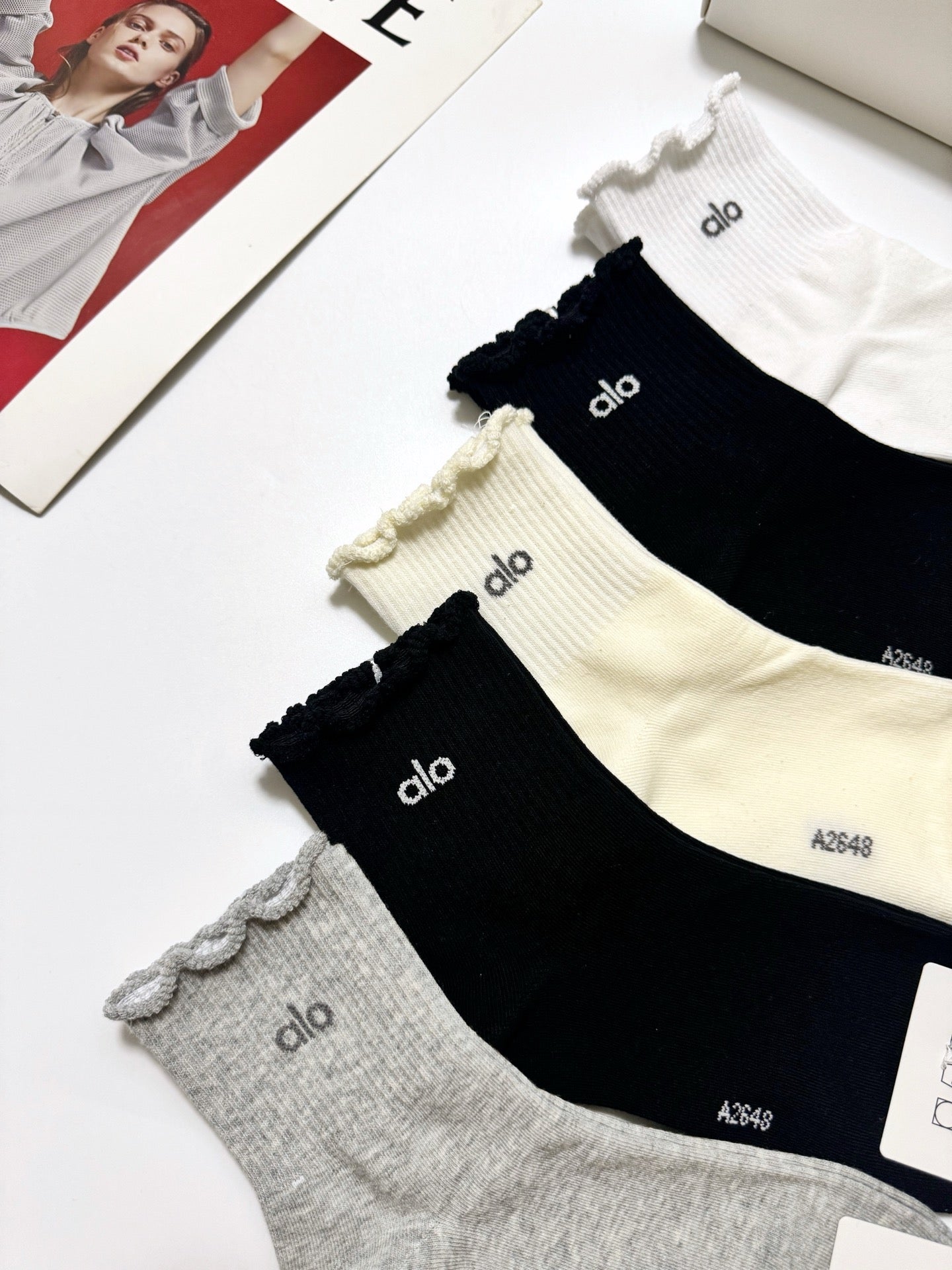 ALO 26S ANKLE SOCKS 417705 (1 BOX)