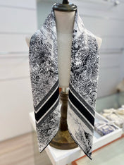 DIOR 26S SCARF 90CM IN SILK 198369