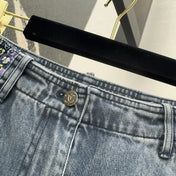 CC 25 Pants Blue Cotton