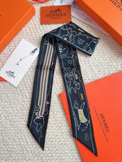 HERMES 26S SCARF 86 IN SILK 309595